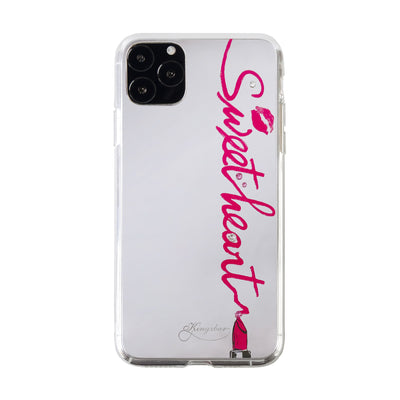 鏡面デザインiPhone ケース (スワロフスキー)<br><span>Sweet Heart</span>