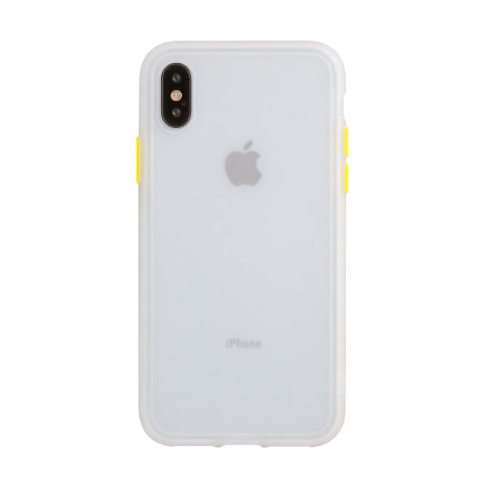 iPhone XS Max<br>着せ替えボタンの保護ケース<br><span>透明</span>