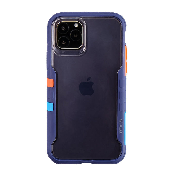 iPhone 11<br>カラフルボタンのiPhoneケース<br><span>ブルー</span>