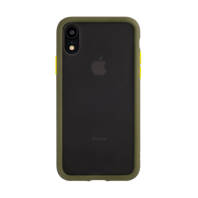 iPhone XR<br>着せ替えボタンの保護ケース<br><span>グリーン</span>