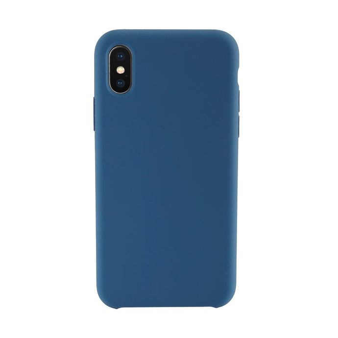 iPhone X<br>高品質シリコーンスマホケース<br><span>Blue Cobalt</span>