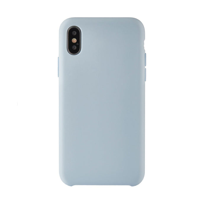 iPhone X<br>高品質シリコーンスマホケース<br><span>Sky Blue</span>