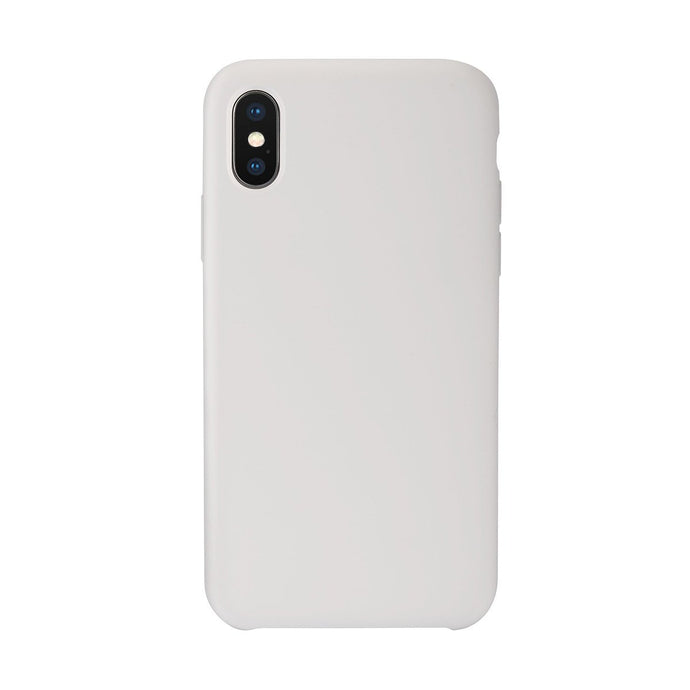 iPhone X<br>高品質シリコーンスマホケース<br><span>White</span>